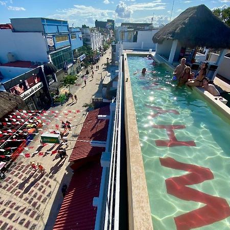 Why Not Rooftop Party Hostel Playa del Carmen Ngoại thất bức ảnh