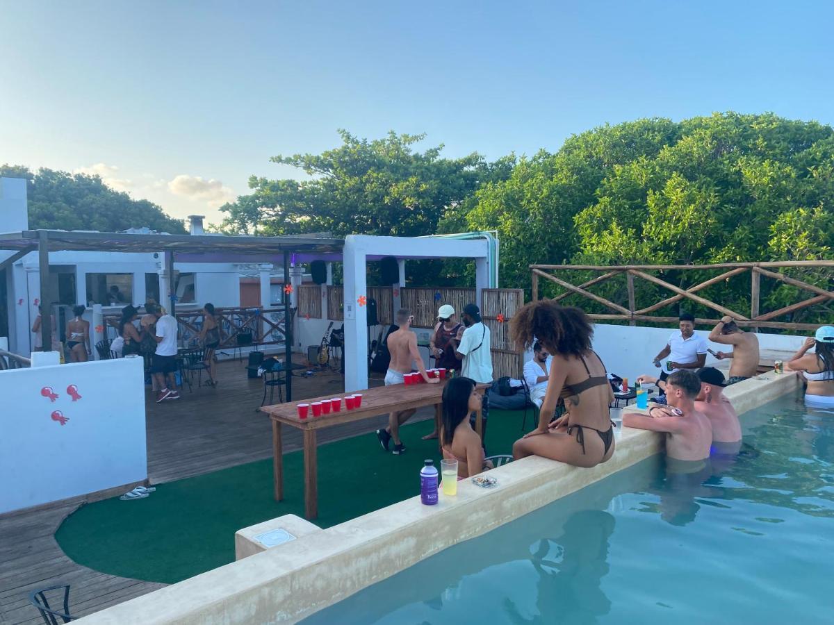 Why Not Rooftop Party Hostel Playa del Carmen Ngoại thất bức ảnh